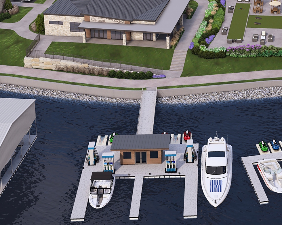 Ship Store & Gas Dock Ship Store & Gas Dock